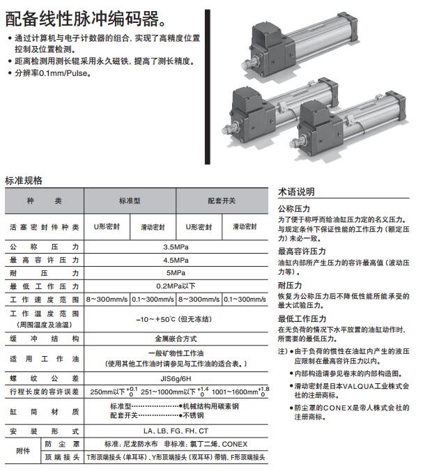 太阳铁工液压油缸35P-3系列规格图