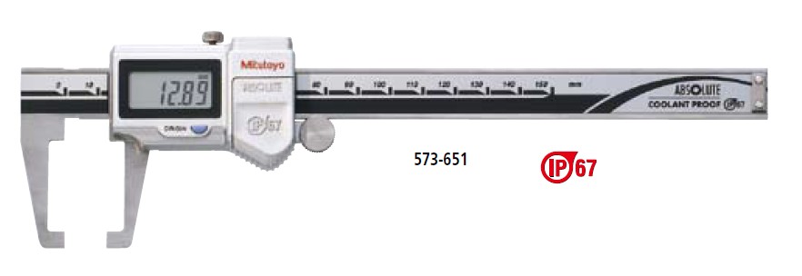 外凹槽卡尺573, 536 系列 — ABSOLUTE 数显型和游标型