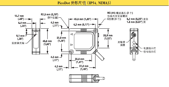 banner邦纳光电传感器,美国邦纳PicoDot PD系列,banner邦纳代理商,邦纳（广州）公司