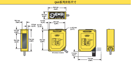 banner邦纳光电传感器,美国邦纳Q60背景消除系列,banner邦纳代理商,邦纳（广州）公司