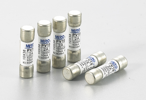 茗熔 MIRO 光伏保护用熔断器 PV10熔芯系列