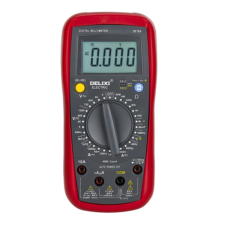 德力西 DELIXI 数字显万用表 DE76AS型