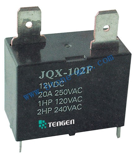 JQX-102F小型大功率电磁继电器