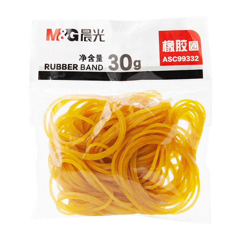 晨光 M＆G 30g弹力橡皮筋 办公耐用橡胶圈 扎捆牛皮筋实用橡皮圈 ASC99332型