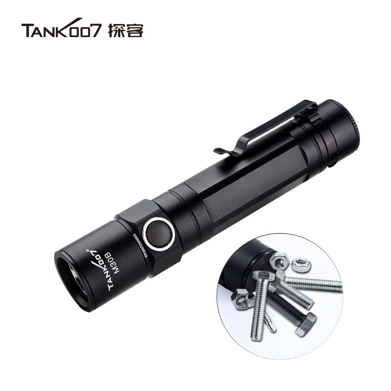 光中道 TANK007 工业户外尾部磁吸解放双手光束无频闪作业手电筒