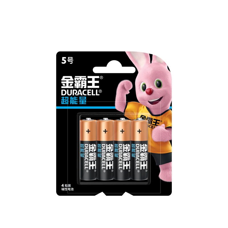 金霸王 DURACELL  超能量5号碱性电池
