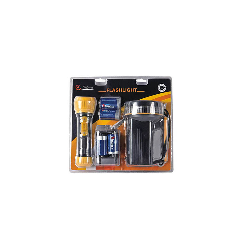 灵光 LGELECTRIC 塑料手电筒套装 LG92349
