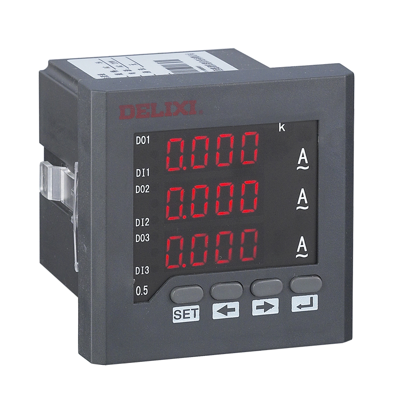 德力西 DELIXI 安装式可编程数字显示电测量仪表 PA2222L-6P1型