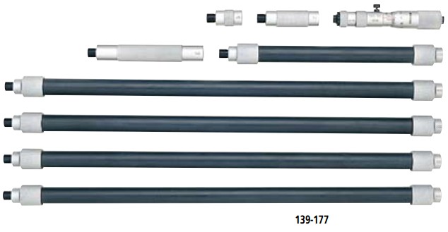 三丰(MITUTOYO) 接杆式内径千分尺 137 系列—延长杆型, 139系列—延长管型, 140