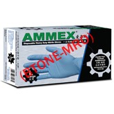 ammex爱马斯一次性耐用型蓝色丁腈手套APFNCHD46100
