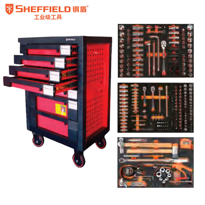 钢盾 SHEFFIELD S025061 240件套机修通用工具组套