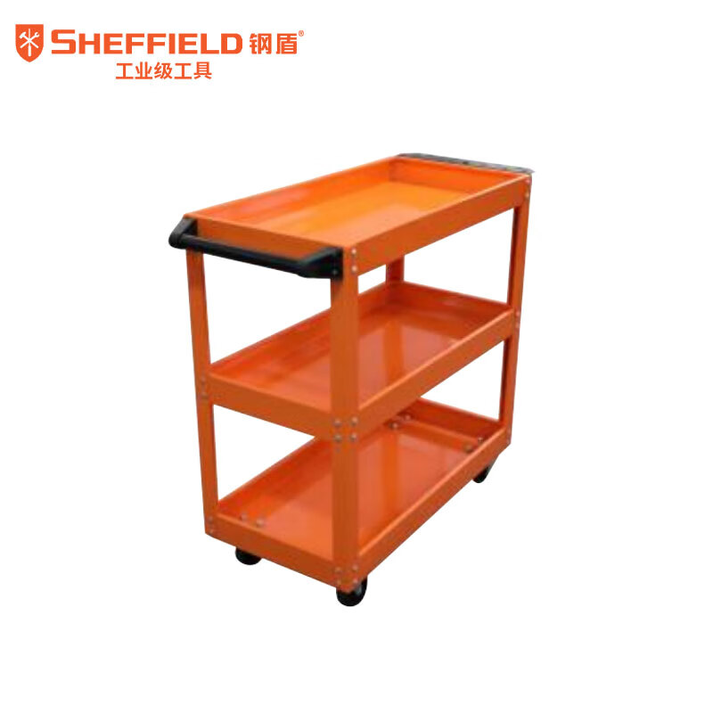 钢盾 SHEFFIELD S025016 汽保三层工具车,钢盾工具,钢盾工具代理,钢盾工具厂家,S025016