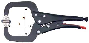 伍尔特Wurth框式大力钳Clamping grip pliers with parallel C-