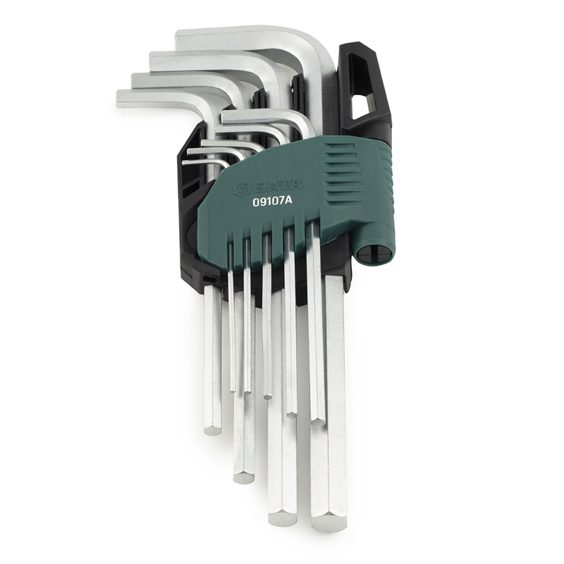 世达工具 SATA 铬钒钢加长内六角扳手组套