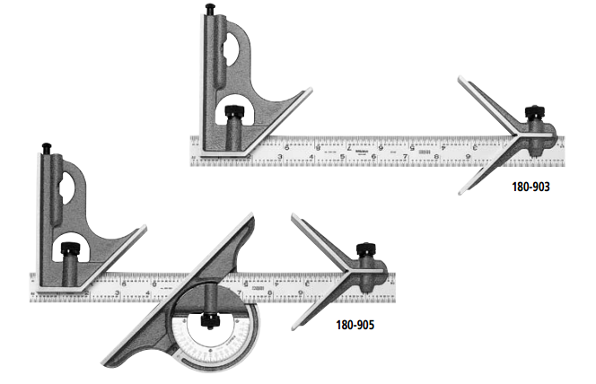  三丰(MITUTOYO) 组合直角尺套装 180 系列 测头(单体) 180-201