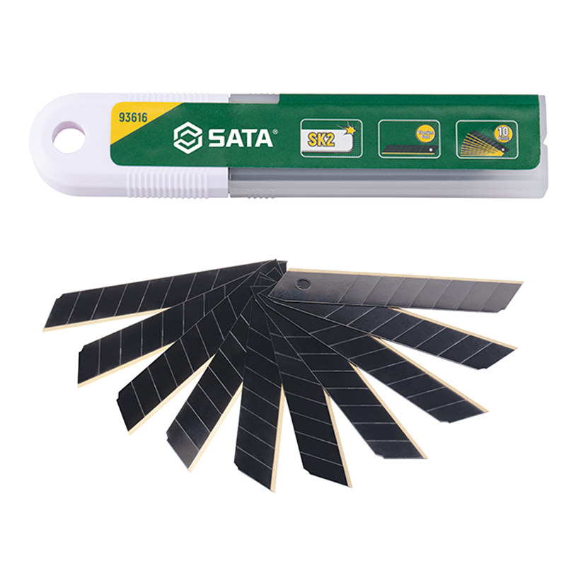 世达工具 SATA 10件套钛金美工刀刀片8节 18*100MM