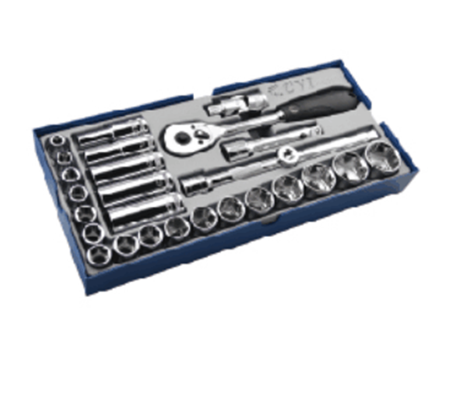 工具托组套-27件12.5MM系列套筒(3套/箱）-H02103