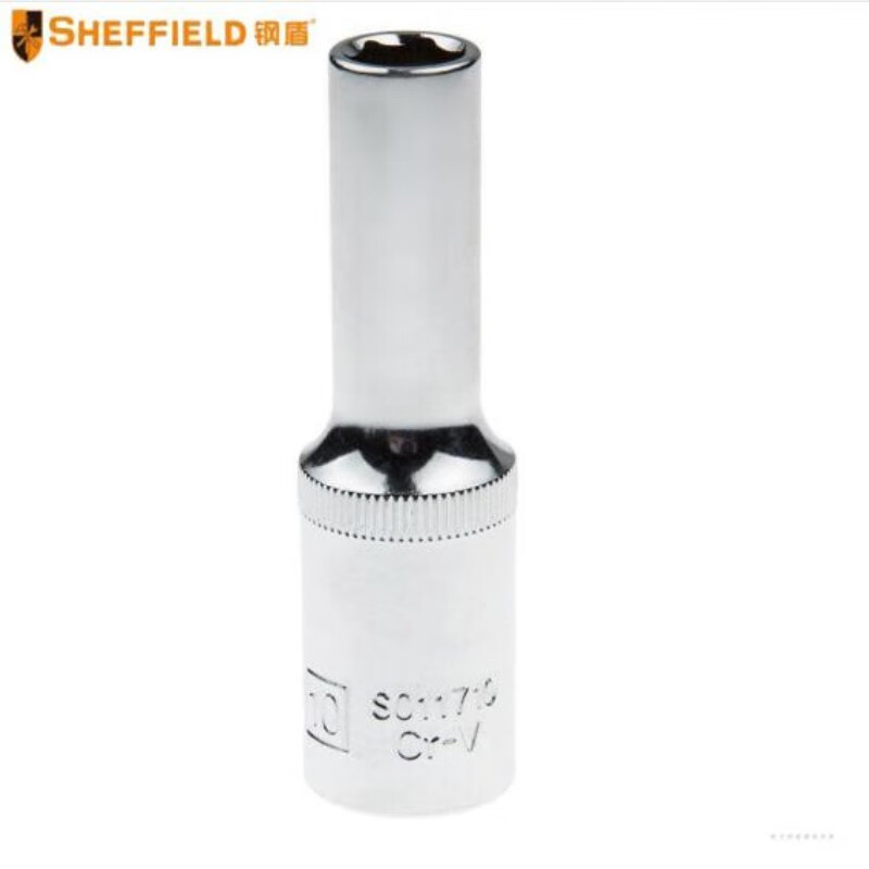 钢盾 SHEFFIELD S011710 12.5mm系列公制6角长套筒10mm~32mm