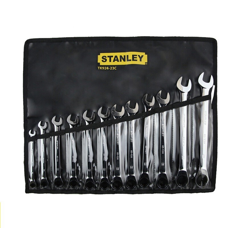 史丹利 STANLEY 公制棘开两用快扳套装