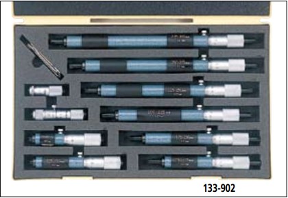 三丰(MITUTOYO) 接杆式内径千分尺 133 系列 — 单杆式 公制型 单体 133-163