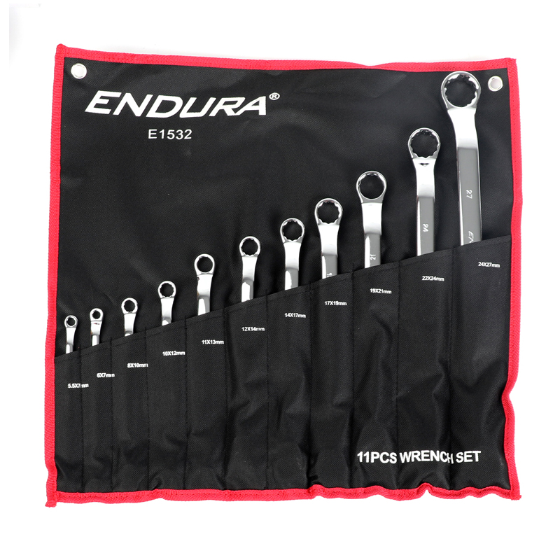 力易得 ENDURA 全抛光双梅扳手组套