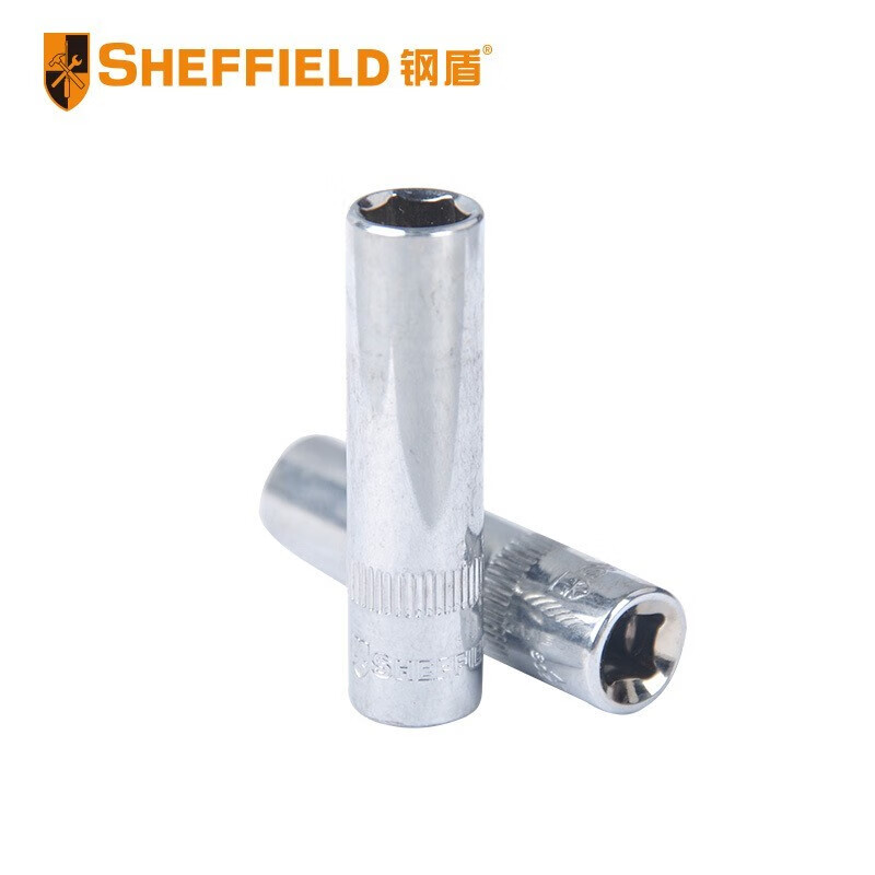 钢盾 SHEFFIELD S010204 6.3mm系列公制6角长套筒4mm~13mm