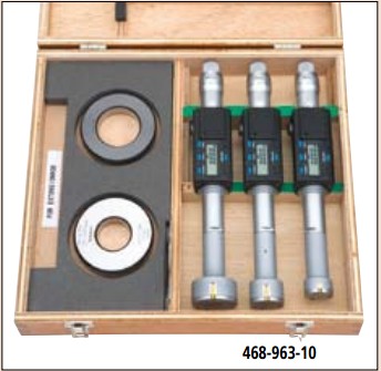 三丰(MITUTOYO)Digimatic Holtest(三点内径千分尺)公制型全套套装468-9