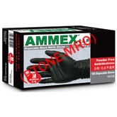 ammex爱马斯一次性黑色丁腈手套GPNBC46100