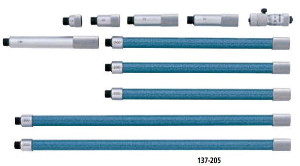 三丰(MITUTOYO) 接杆式内径千分尺 137 系列—延长杆型, 139系列—延长管型, 140