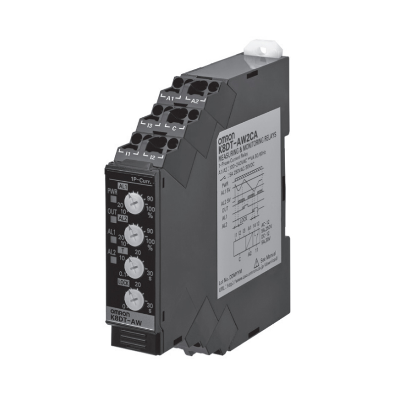 欧姆龙 OMRON 单相过欠电流继电器 K8DT-AW系列_型号,规格,价格,报价,采购-丙通MRO