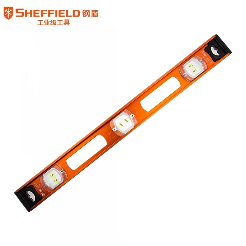 钢盾 SHEFFIELD S078218 18"英寸三水泡工字式水平尺 18"24"40"48"