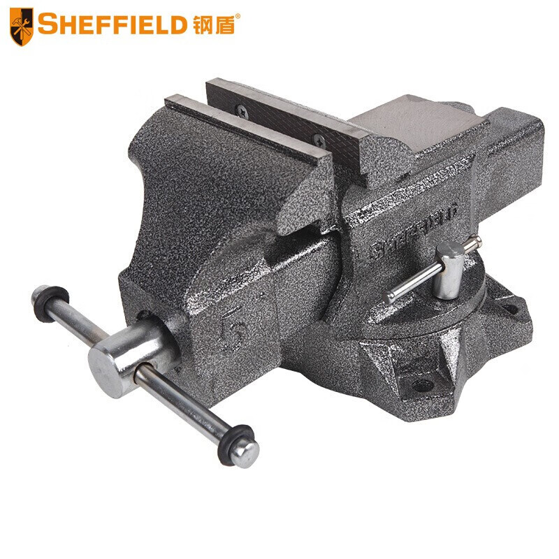 钢盾 SHEFFIELD S040004 重型台虎钳4"~8"