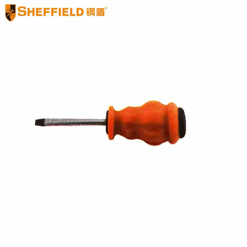 钢盾 SHEFFIELD S055301 强力塑柄一字螺丝批3×75mm