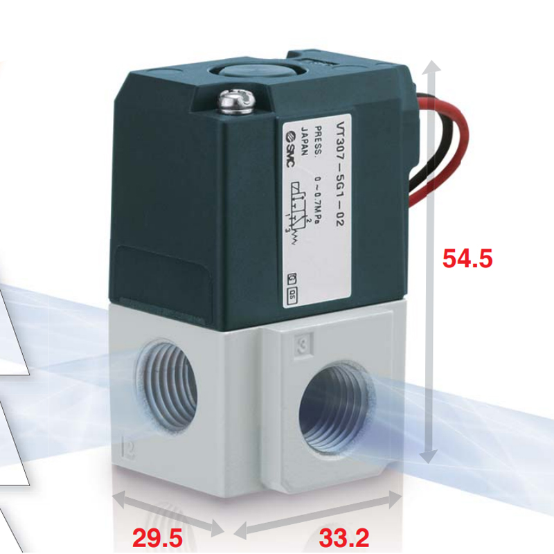 SMC 3通电磁阀／直动座阀型 VT系列