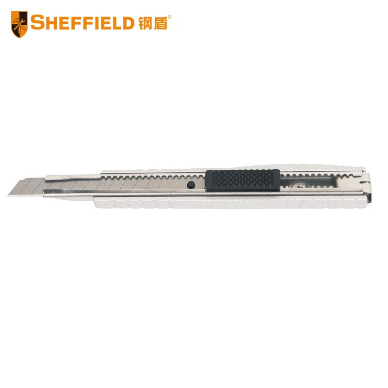 钢盾 SHEFFIELD S067002 9mm不锈钢美工刀系列美工刀