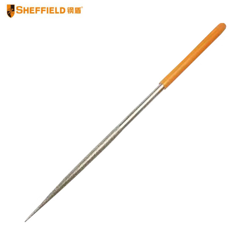 钢盾 SHEFFIELD S090103 金刚石尖头圆锉3×140mm 4×160mm 5×180m