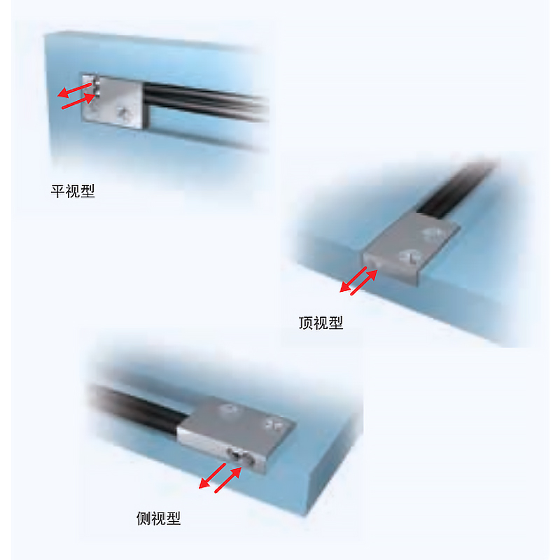 欧姆龙 OMRON 光纤传感器光纤头扁平型 E32系列