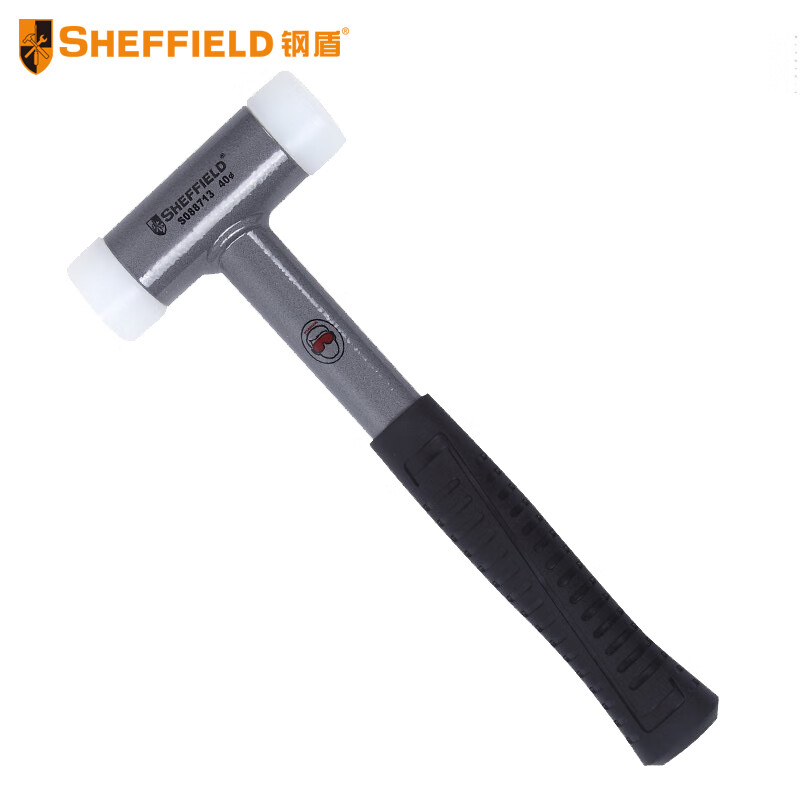 钢盾 SHEFFIELD S088713 重型防震橡胶锤40mm 60mm