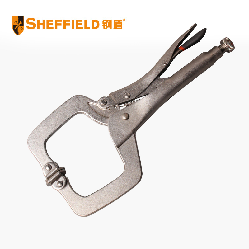 钢盾 SHEFFIELD S048010 C型大力钳,钢盾工具,钢盾工具代理,钢盾工具厂家,S048010