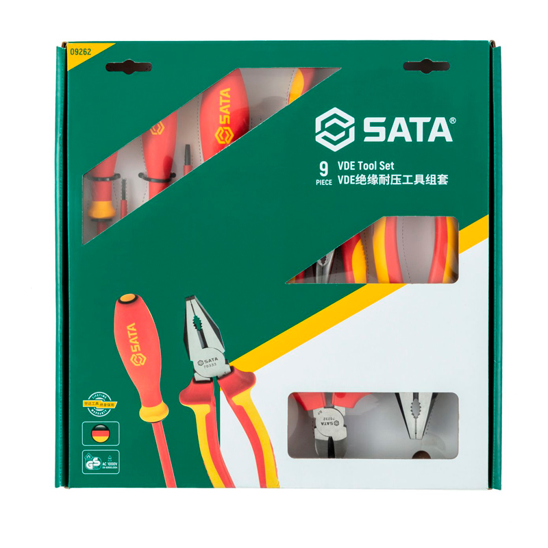 世达工具 SATA 9件VDE绝缘耐压工具组套