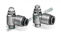 SMC 速度控制阀/带快换接头（直接安装型/金属阀体）	AS12 * 1 ~ 42 * 1系列