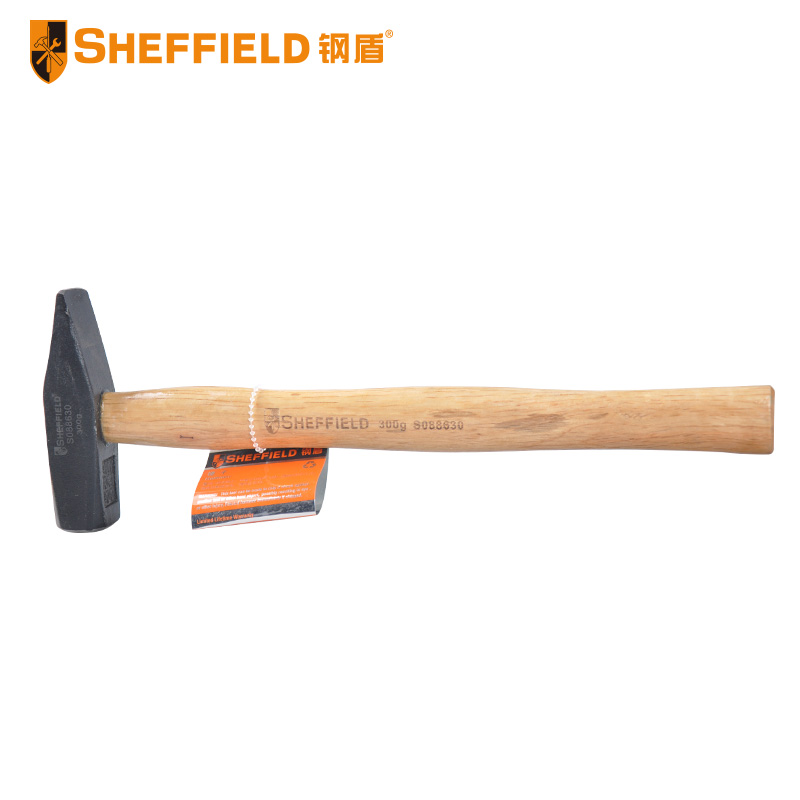 钢盾 SHEFFIELD S088620 木柄钳工锤200g 300g 500g 800g 1000