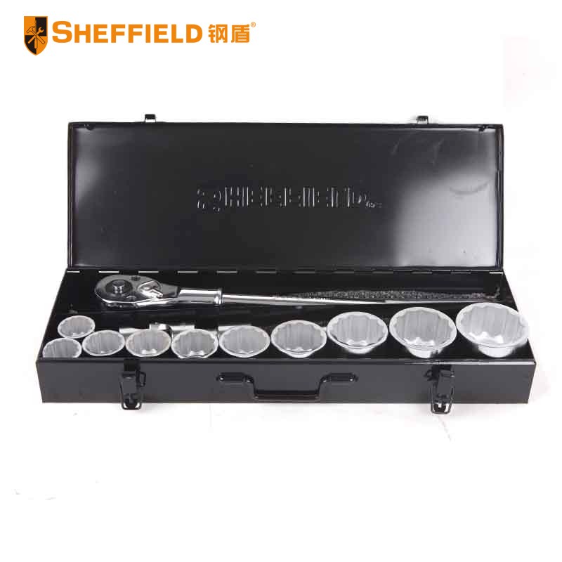 钢盾 SHEFFIELD S010015 15件套19mm系列公制组套工具组套