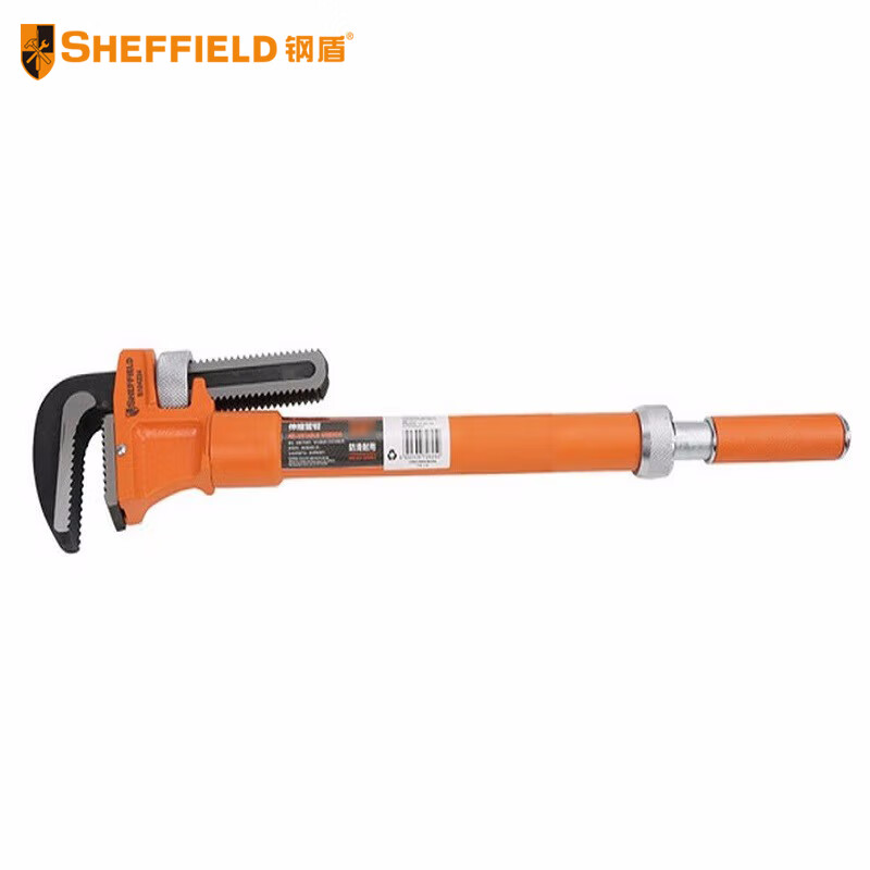 钢盾 SHEFFIELD S104218 伸缩管钳,钢盾工具,钢盾工具代理,钢盾工具厂家,伸缩管钳,S104218