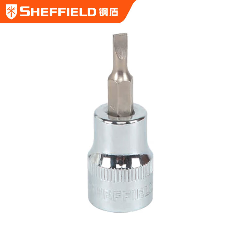 钢盾 SHEFFIELD S014204 10mm系列公制一字型旋具套筒4mm~8mm