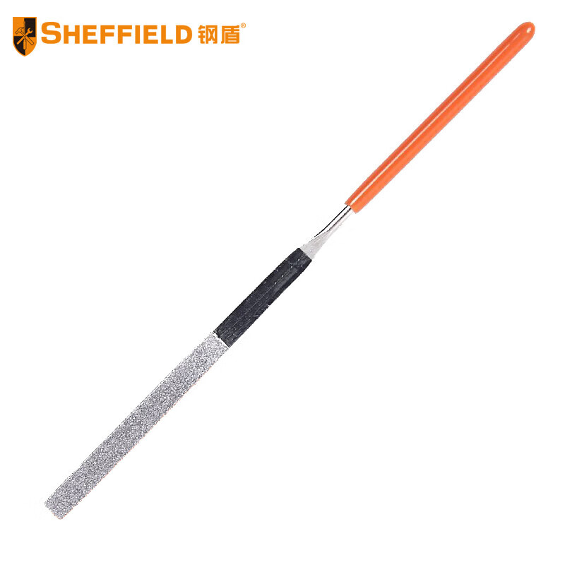 钢盾 SHEFFIELD S090101 金刚石平头扁锉3×140mm 4×160mm 5×180m