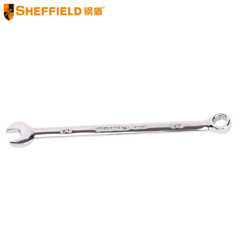 钢盾 SHEFFIELD S017406 英制精抛光两用扳手1/4"~1-1/4"