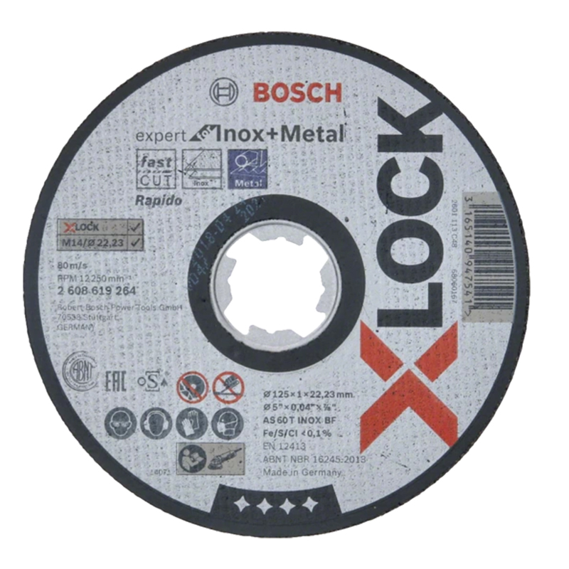 博世 BOSCH 不锈钢和金属专用型切割片 X-LOCK型