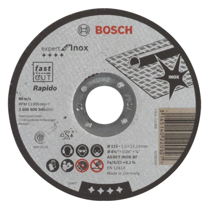 博世 BOSCH 不锈钢切割专业型切割片 2 608 600 095型